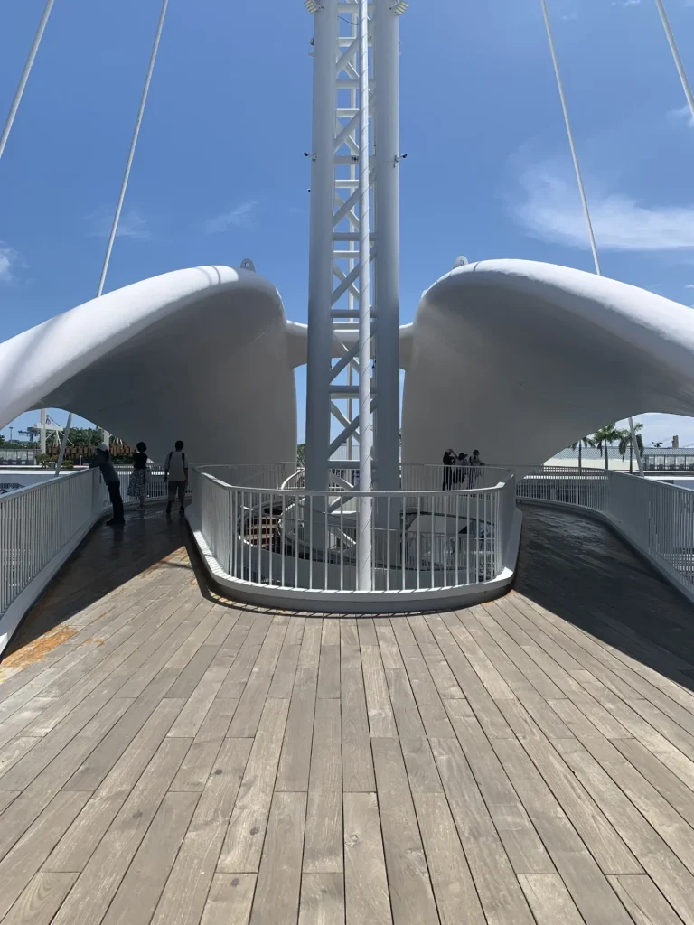 高雄港大港橋の展望スペース