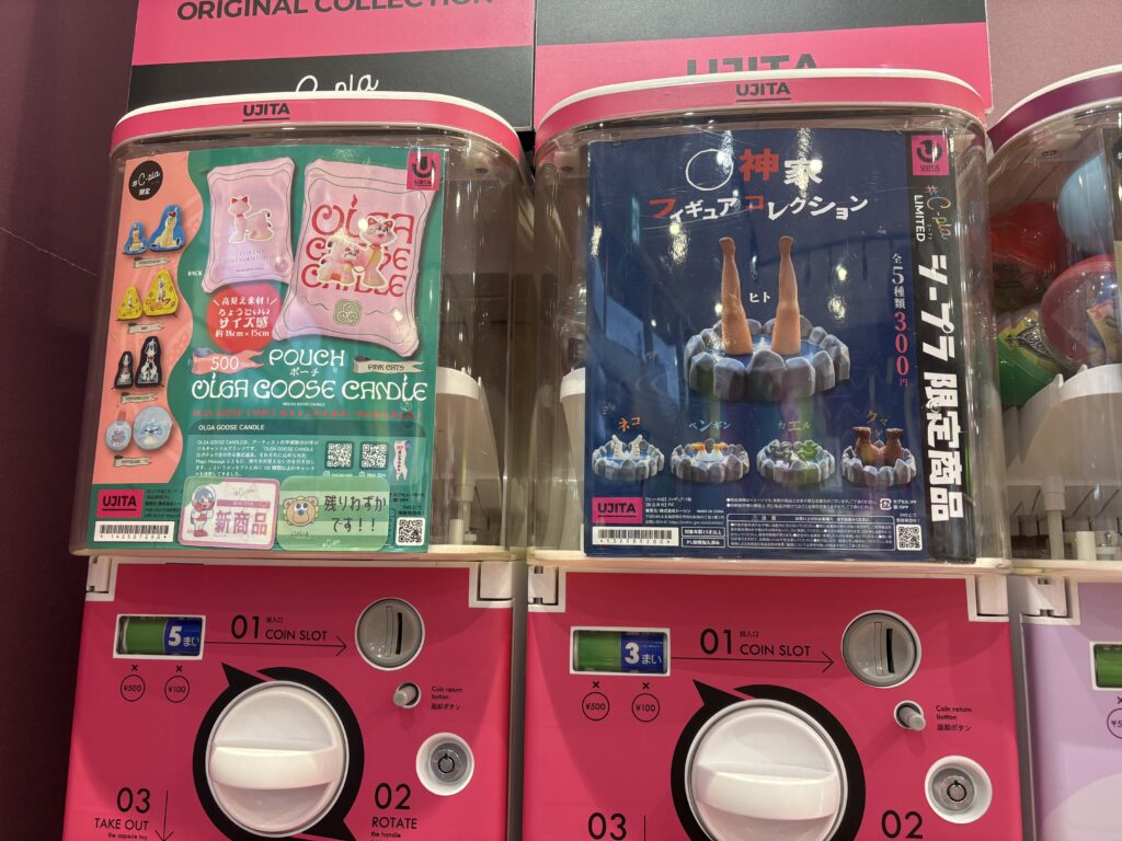 【ガチャガチャ】可愛くて不思議な世界観『OLGA GOOOS CANDOLE ポーチ』を回してきた 4 ガチャガチャ