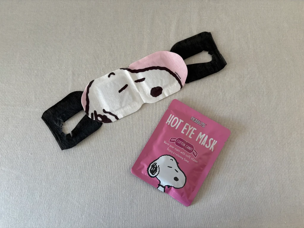 可愛くて心も体もリフレッシュ!『ピーナッツホットアイマスクアソートセット』 6 コットンキャンディー