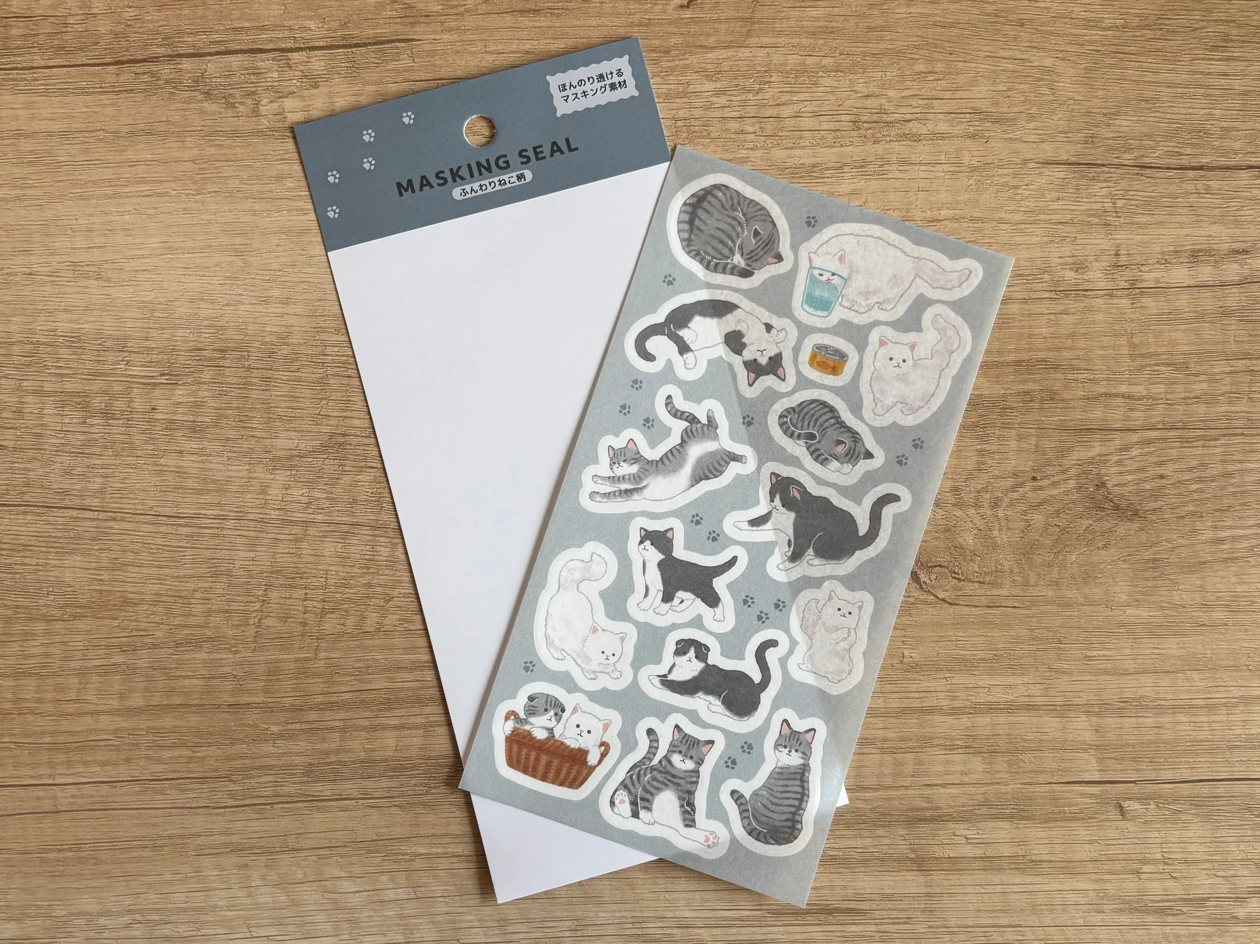 【100均】セリアの商品でシール帳作ってみた 9 猫のシール2