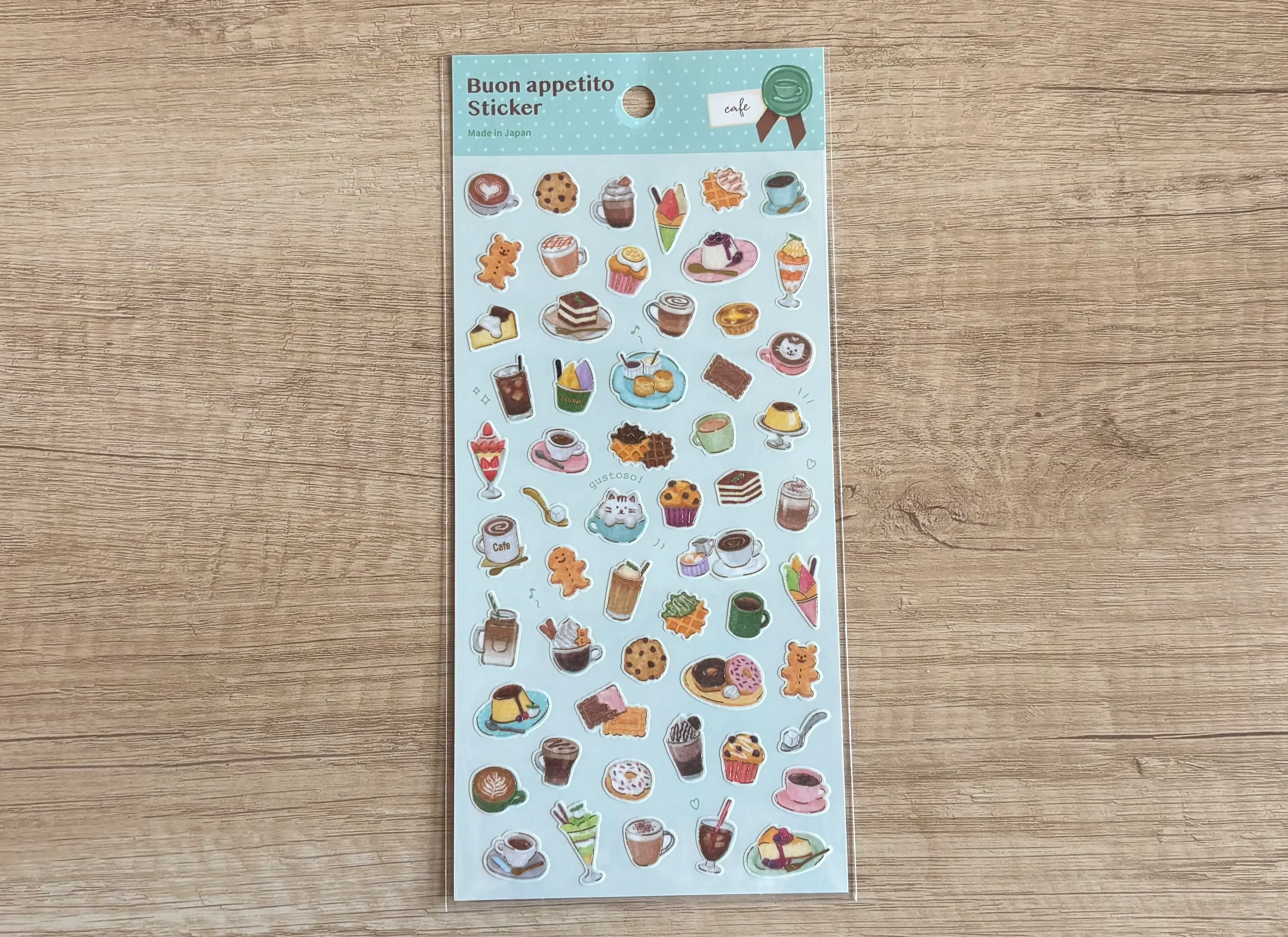 【100均】セリアの商品でシール帳作ってみた 13 フードシール