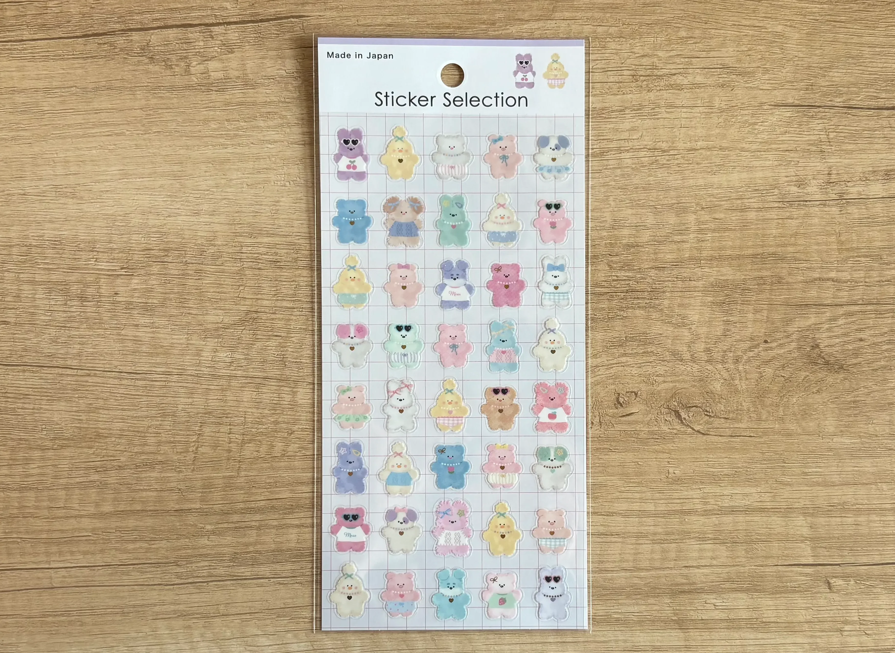 【100均】セリアの商品でシール帳作ってみた 19 モールドールのシール